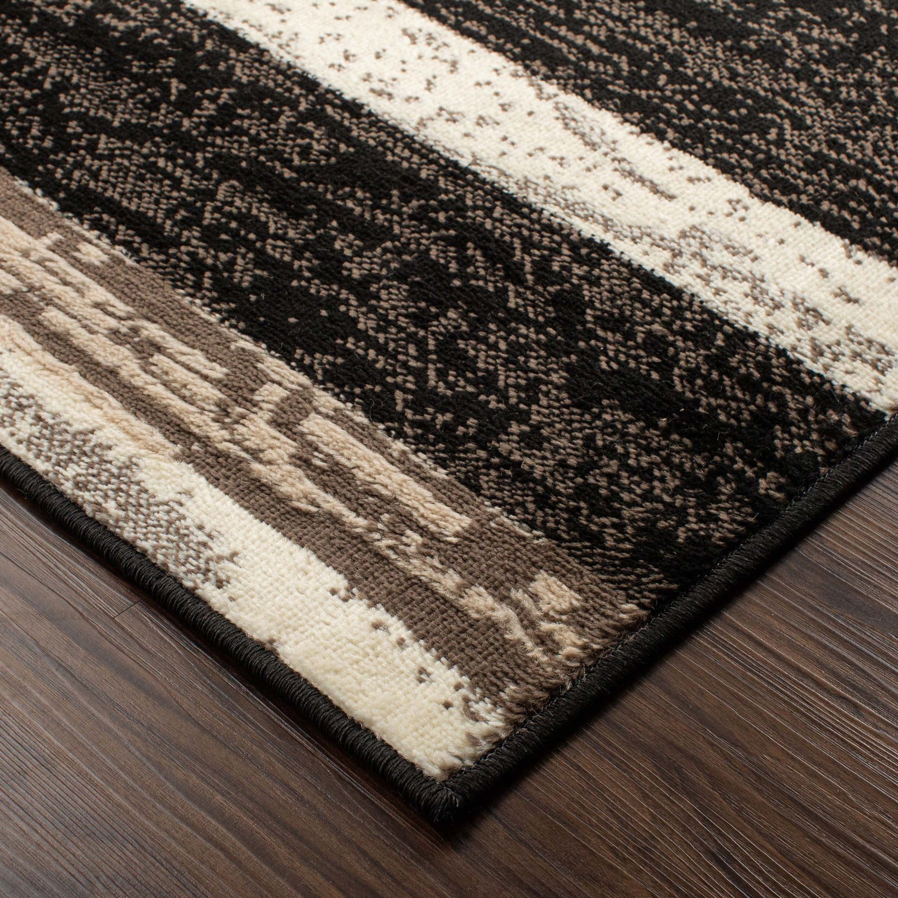 Rockwood Modern Geometric Patchwork Indoor Area Rug or Runner