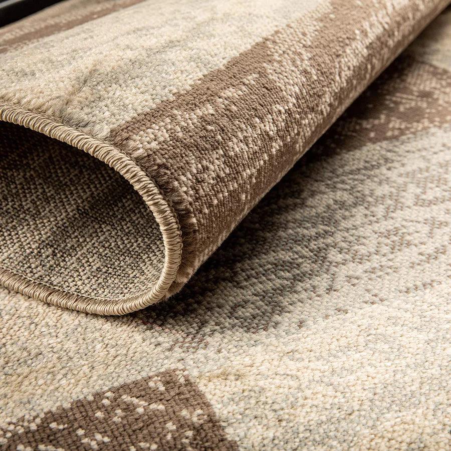 Rockwood Modern Geometric Patchwork Indoor Area Rug or Runner