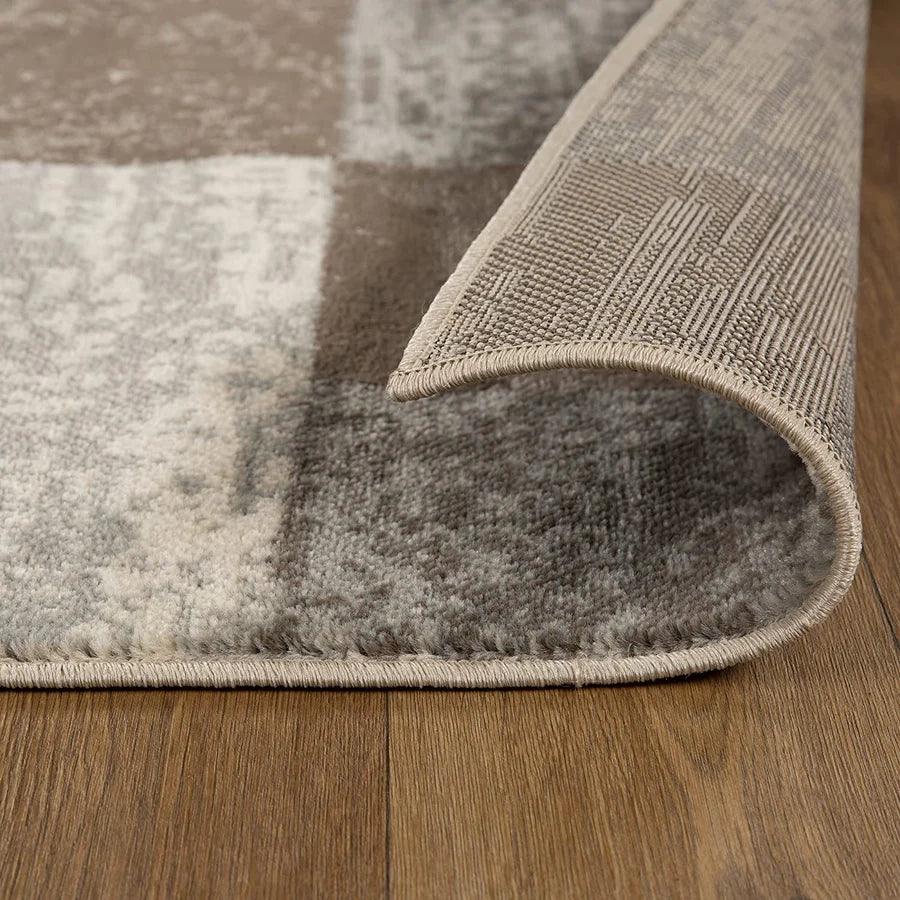 Rockwood Modern Geometric Patchwork Indoor Area Rug or Runner