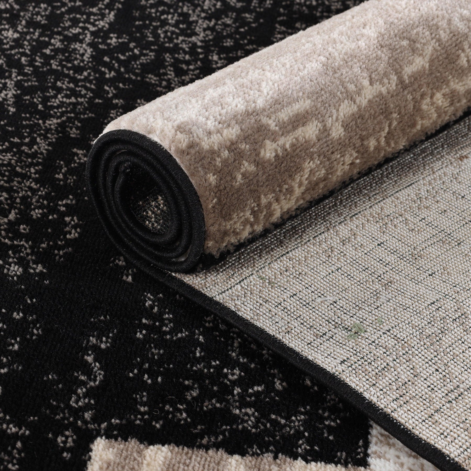 Rockwood Modern Geometric Patchwork Indoor Area Rug or Runner