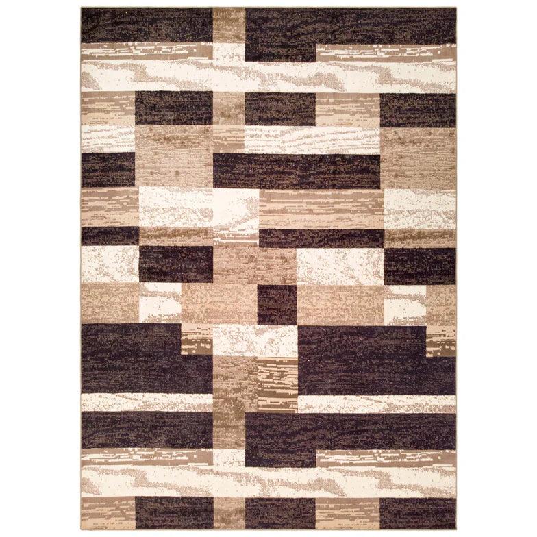 Rockwood Patchwork Non-Slip Indoor Washable Area Rug