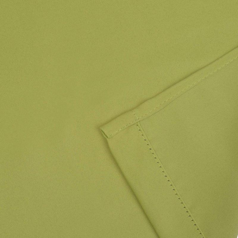 Rod Pocket Room Darkening Solid Blackout Curtains, Set of 2