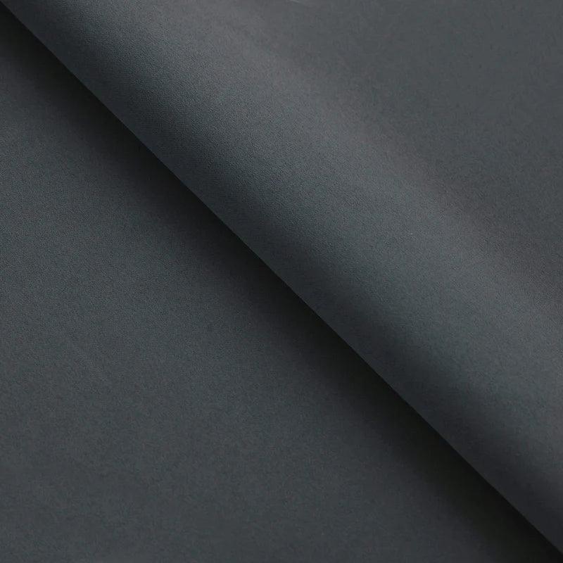 Rod Pocket Room Darkening Solid Blackout Curtains, Set of 2