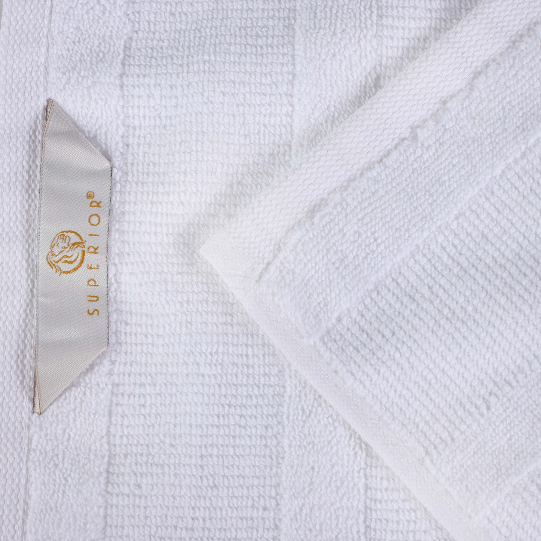 Roma Cotton Ribbed Textured Soft Highly Absorbent Bath Towel Set of 3