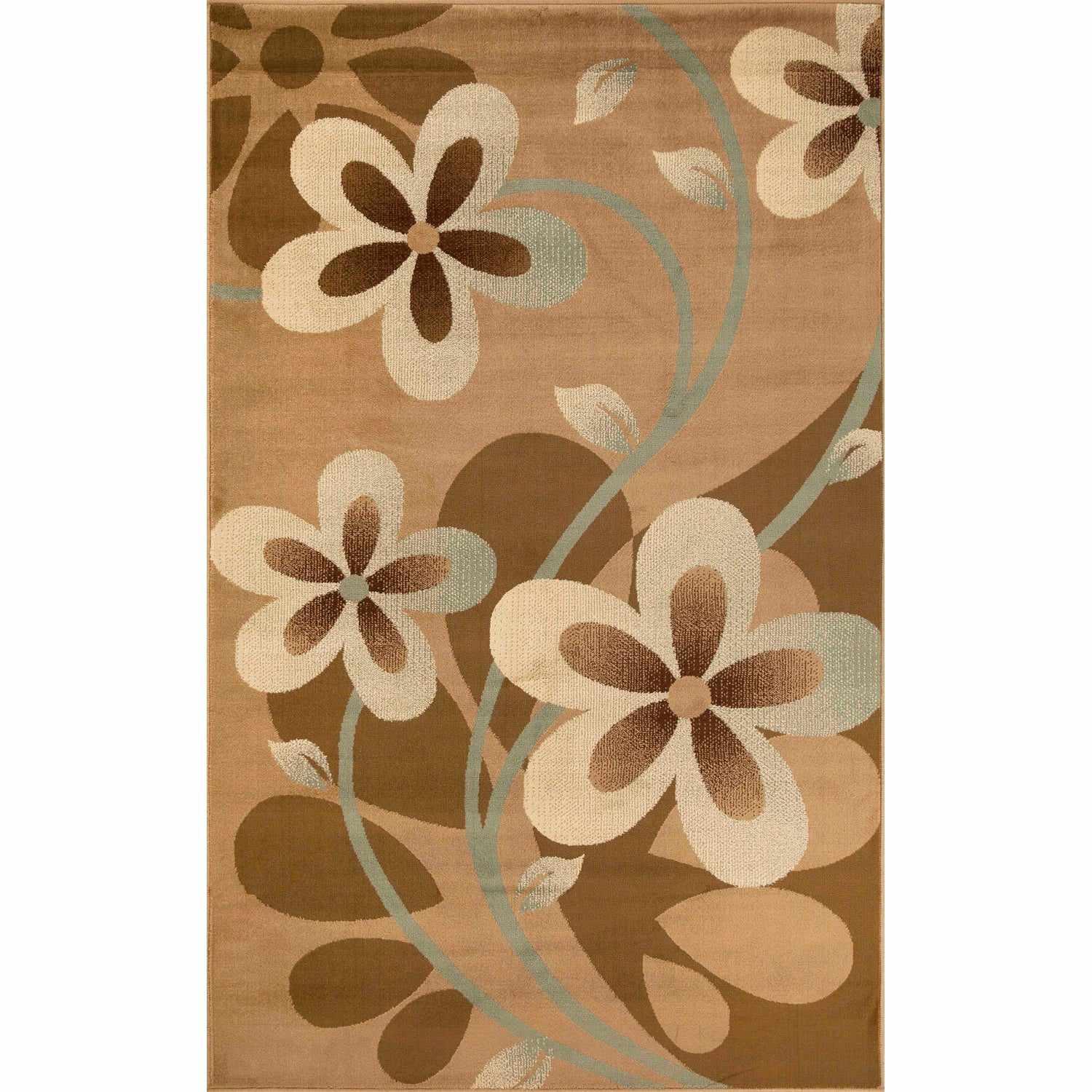Rosette Geometric Medallion Indoor Area Rugs or Runner Rug