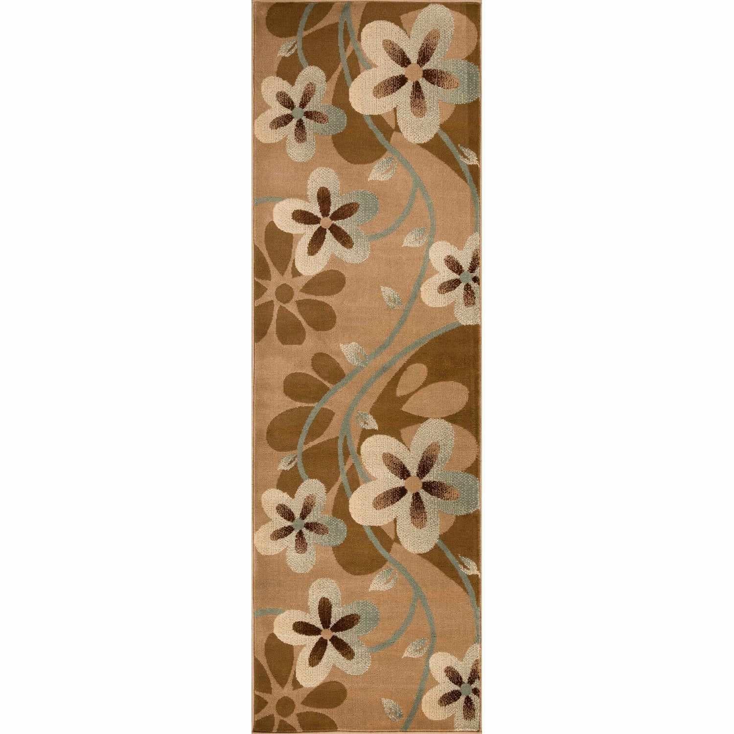 Rosette Geometric Medallion Indoor Area Rugs or Runner Rug