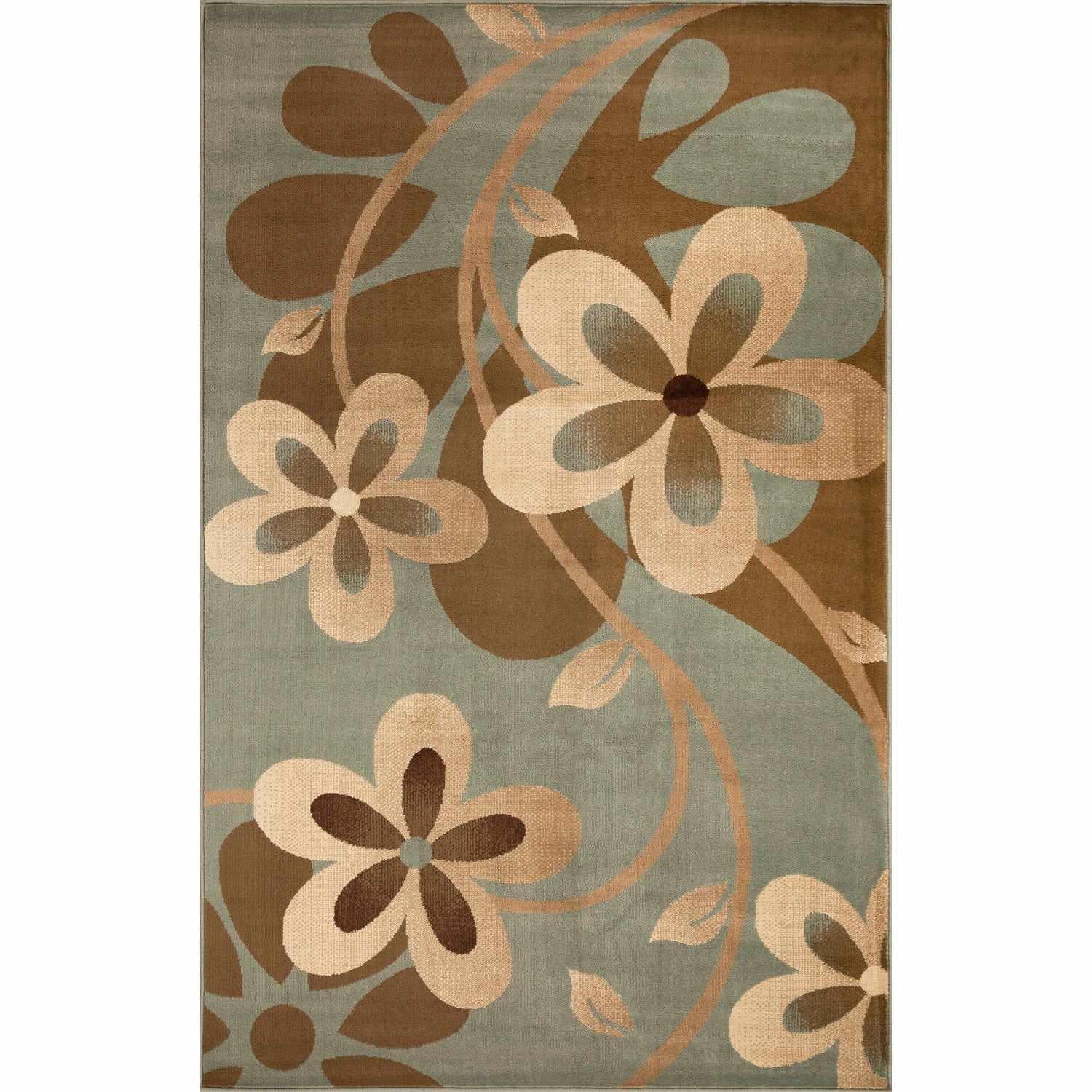 Rosette Geometric Medallion Indoor Area Rugs or Runner Rug