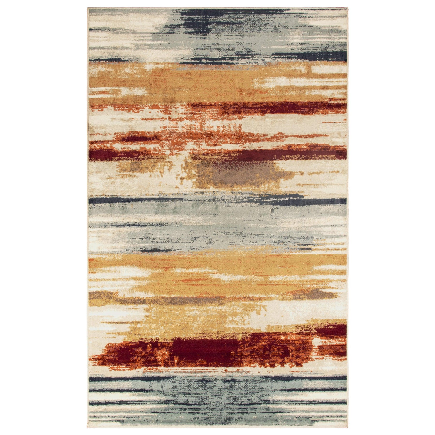 Rothco Striped Abstract Indoor Large Area Rug Or Runner Rug