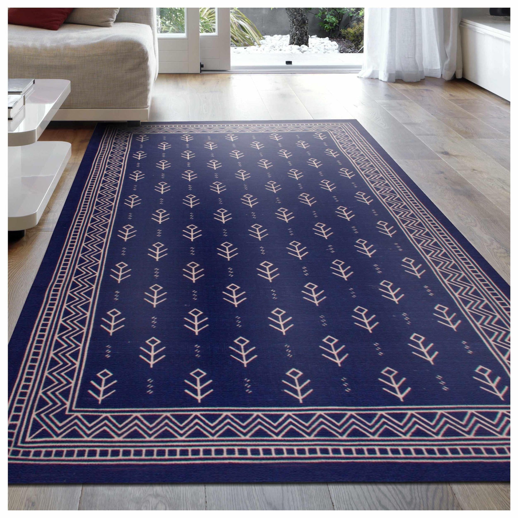 Royal Club Southwestern Diamond Tribal Cotton Indoor Area Rug
