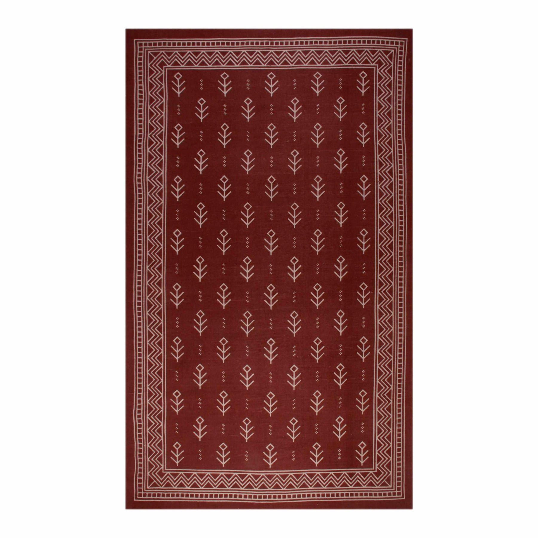 Royal Club Southwestern Diamond Tribal Cotton Indoor Area Rug