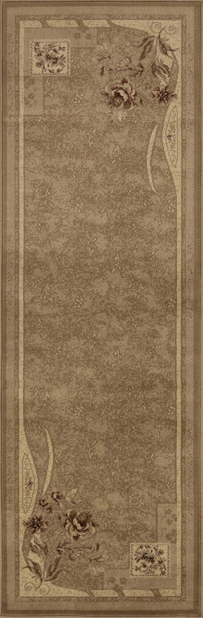 Ruban Modern Minimalist Floral Indoor Large Area Rugs or Runner Rug