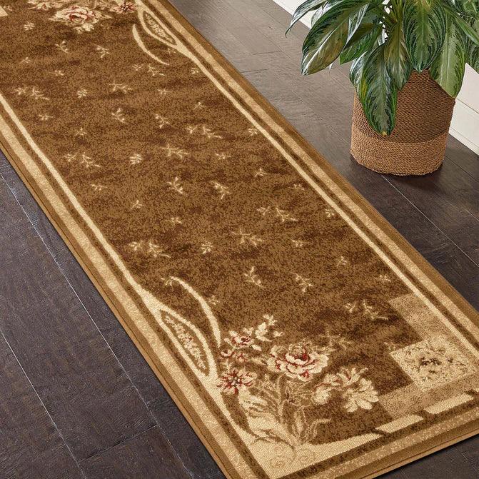Ruban Modern Minimalist Floral Indoor Large Area Rugs or Runner Rug