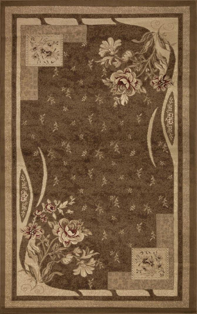 Ruban Modern Minimalist Floral Indoor Large Area Rugs or Runner Rug