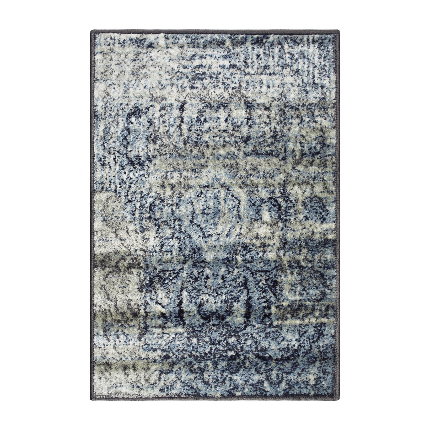 Salford Vintage Abstract Medallion Plush Indoor Area Rug Or Runner
