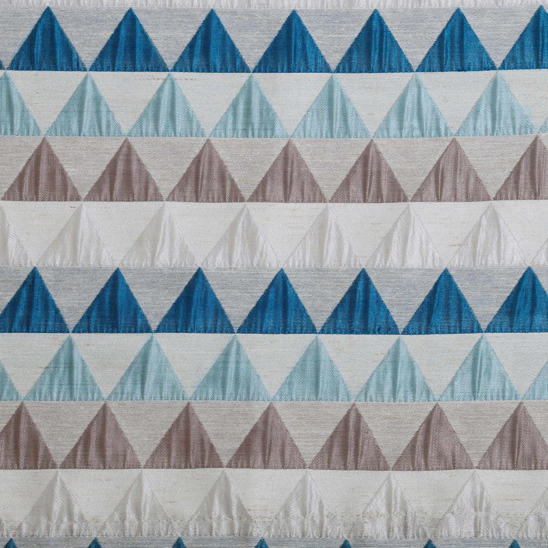 Scalene Jacquard Trellis Grommet Semi-Sheer Curtain Panel Set