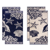 Seacoast Oversized 4 Piece Beach Towel Set