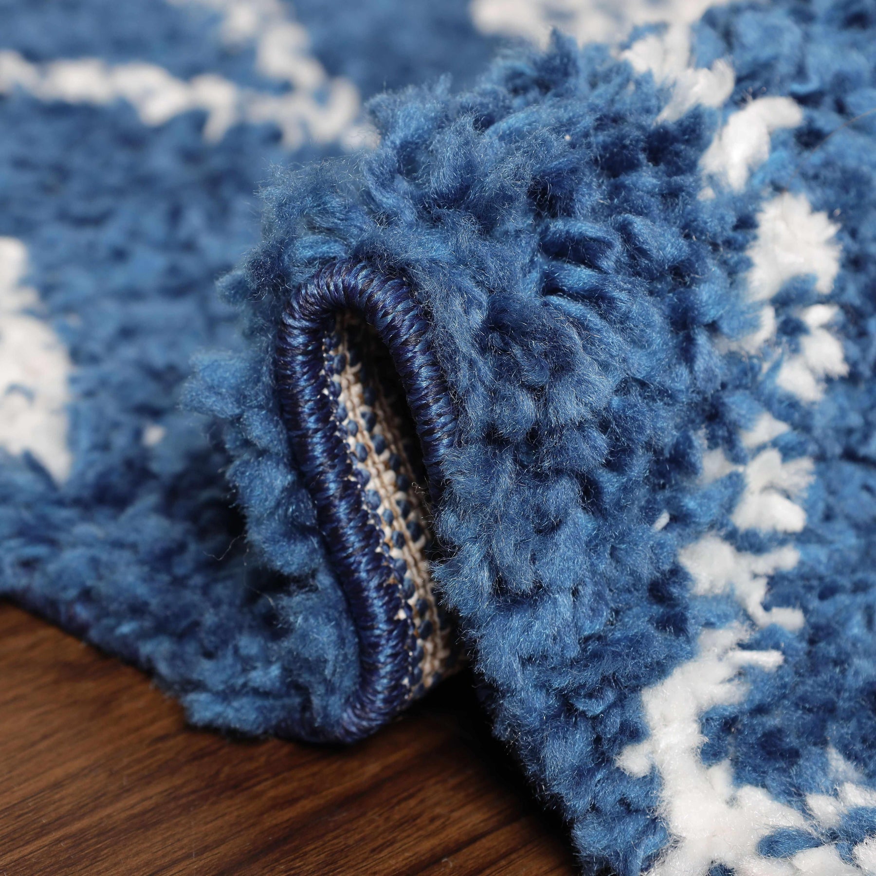 Serafina Boho Tribal Geometric Indoor Shag Area Rug with Tassels