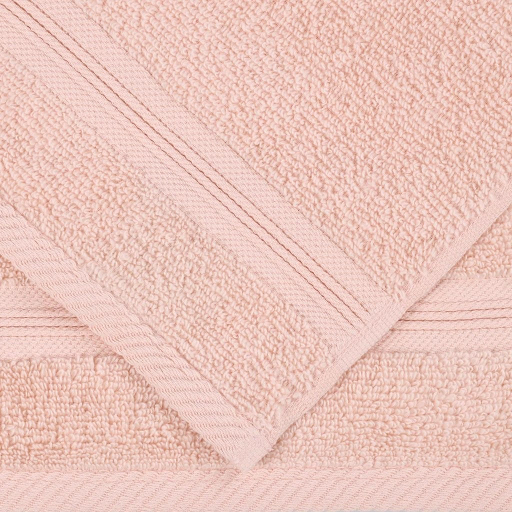 Smart Dry Zero Twist Cotton Medium Weight 9 Piece Assorted Towel Set