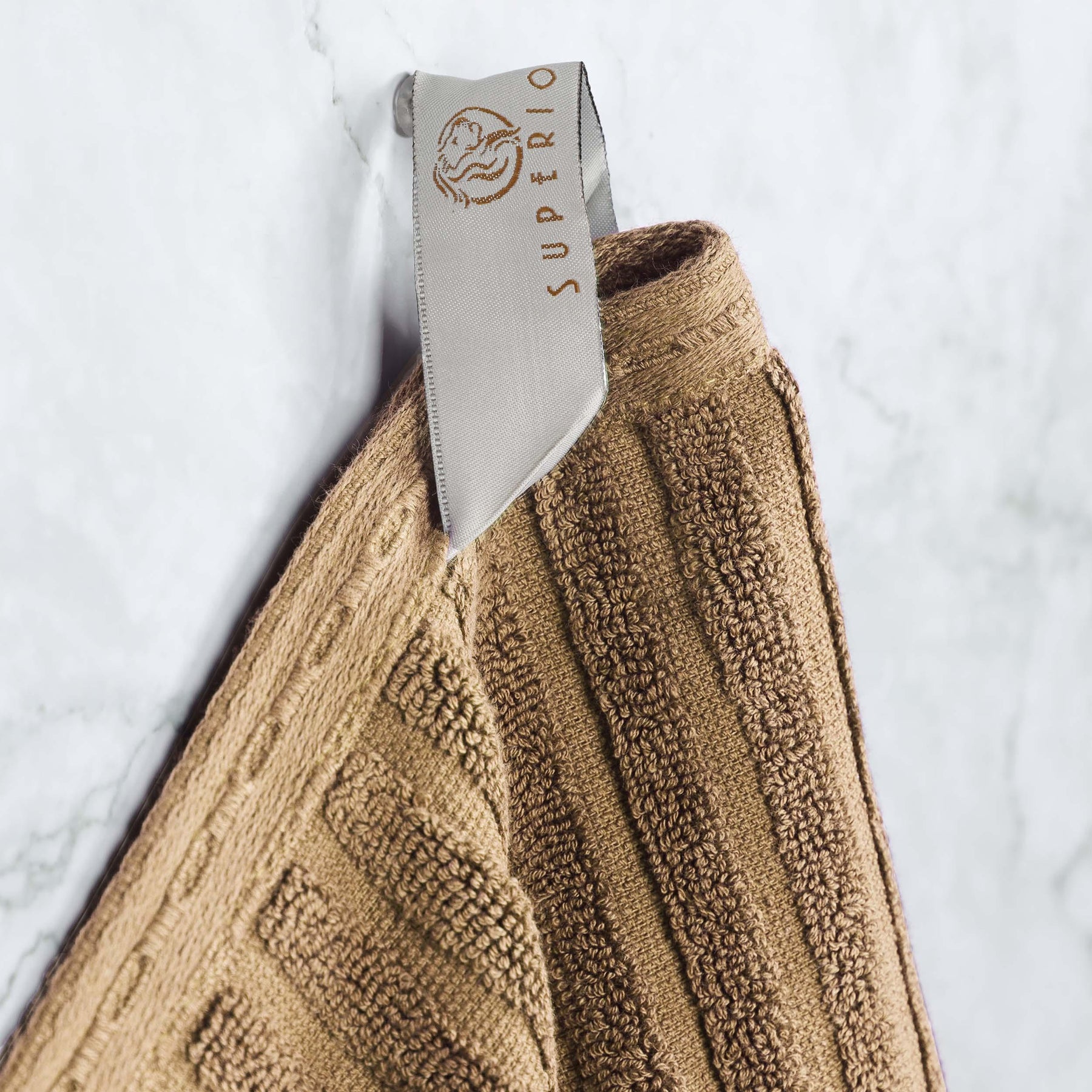 Soho Ribbed Cotton Super Absorbent 4 Piece Hand Towel Set