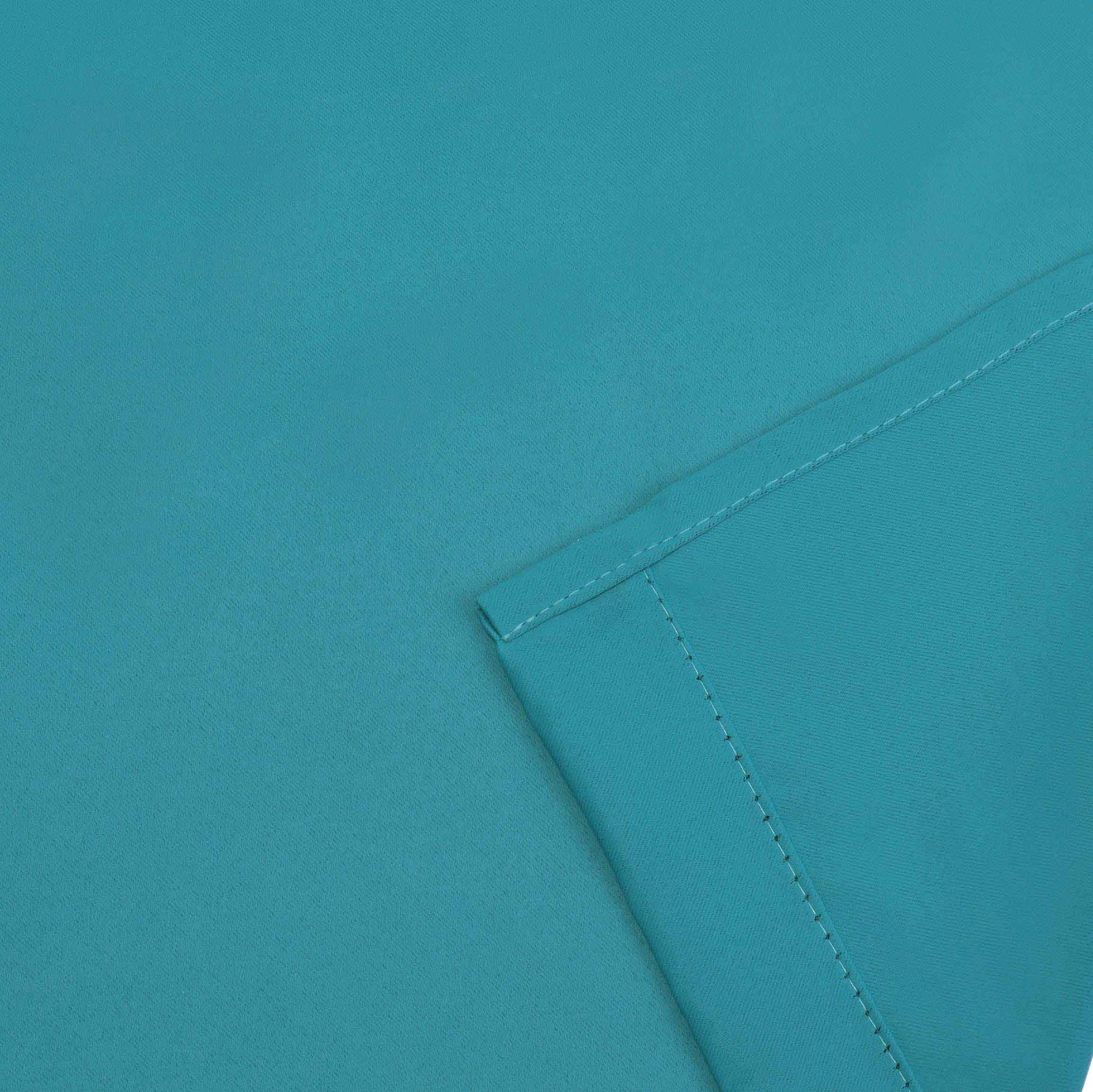 Solid Machine Washable Room Darkening Blackout Curtains, Set of 2