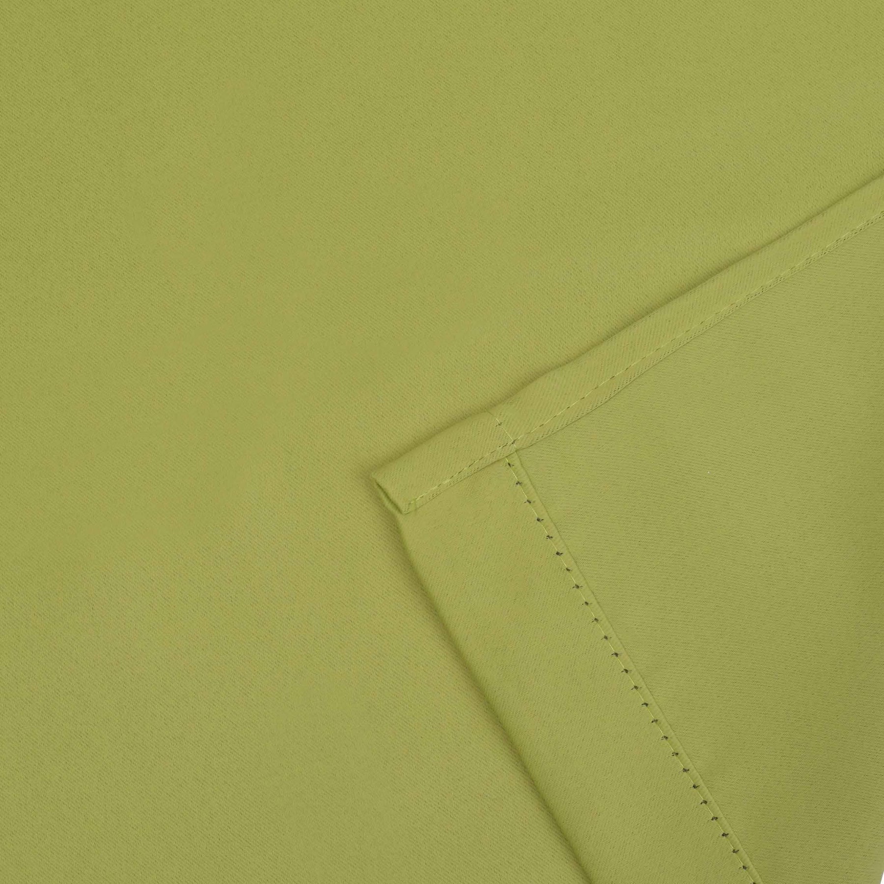Solid Machine Washable Room Darkening Blackout Curtains, Set of 2