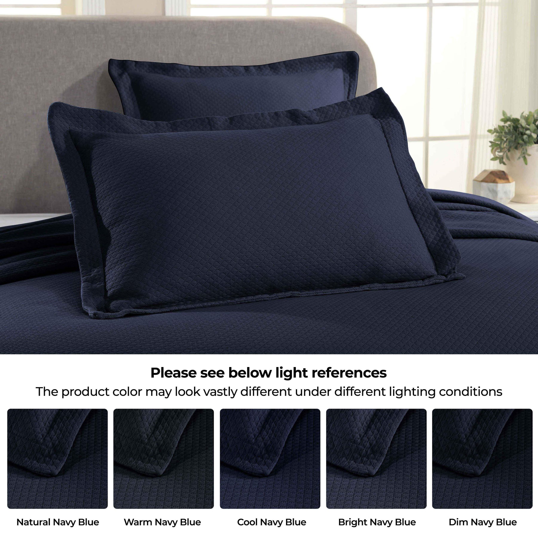 Solitaire Jacquard Matelassé Cotton Diamond Solitaire Bedspread Set
