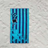 Starfish Oversized Cotton Beach Towel Set of 4 Piece