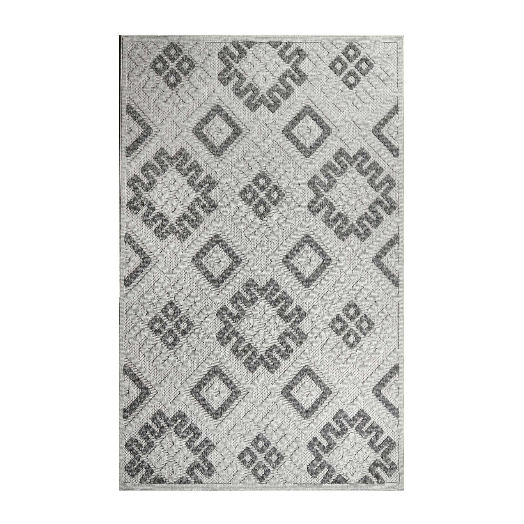 Sterling Modern Geometric Diamonds Indoor/Outdoor Area Rug