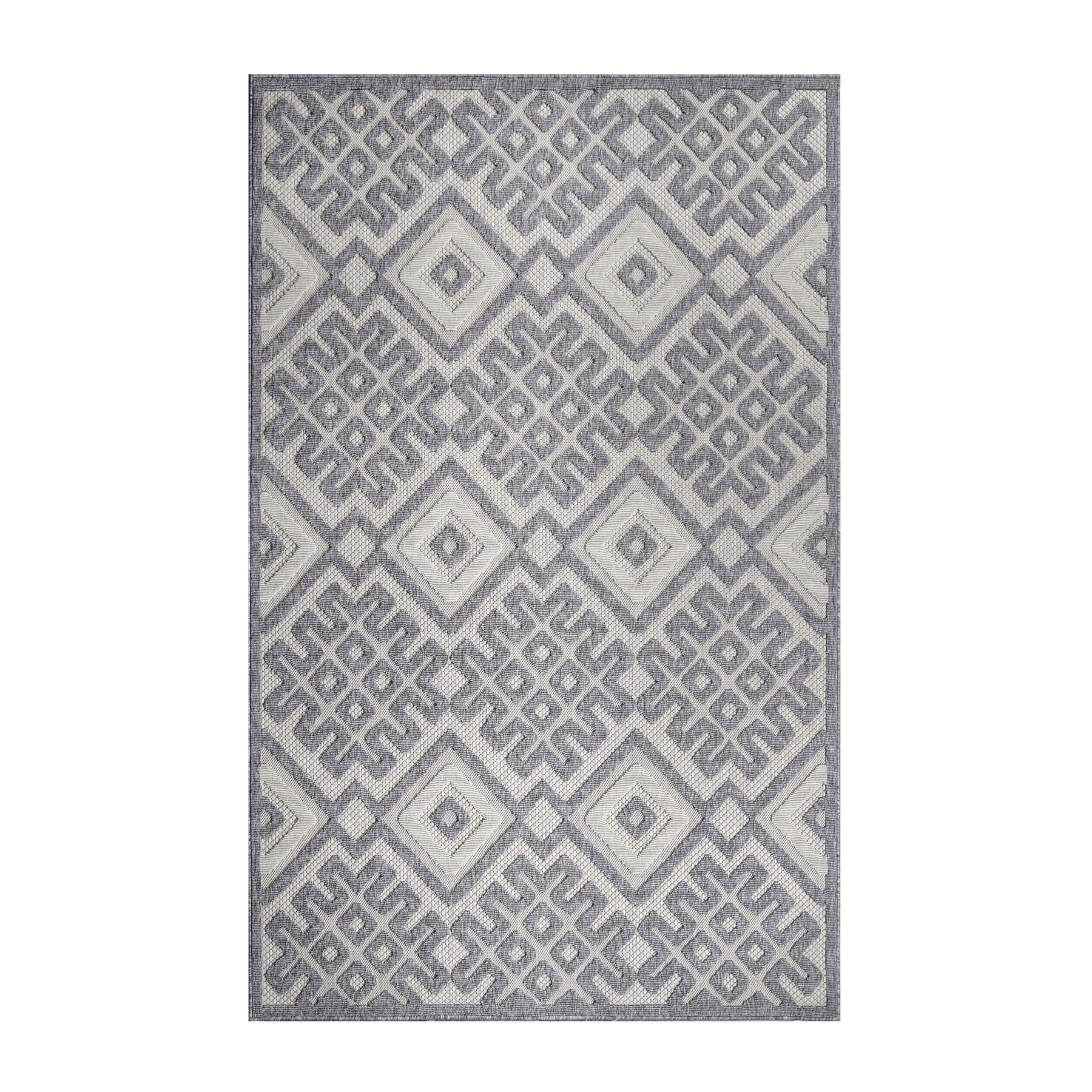 Sterling Modern Geometric Diamonds Indoor/Outdoor Area Rug