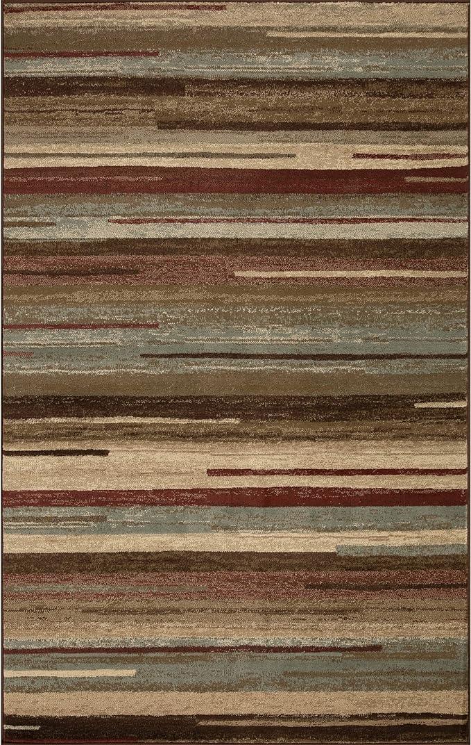 Stripes Abstract Lines Indoor Large Area Rugs or Runner Rug