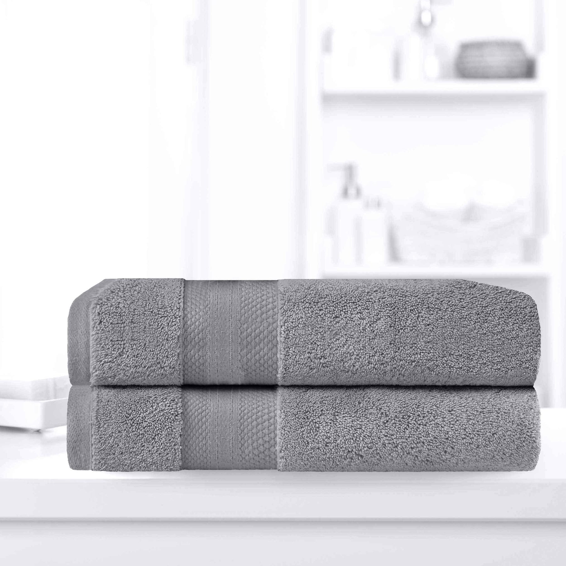 Superior Premium Turkish Cotton 2-Piece Bath Sheet Set