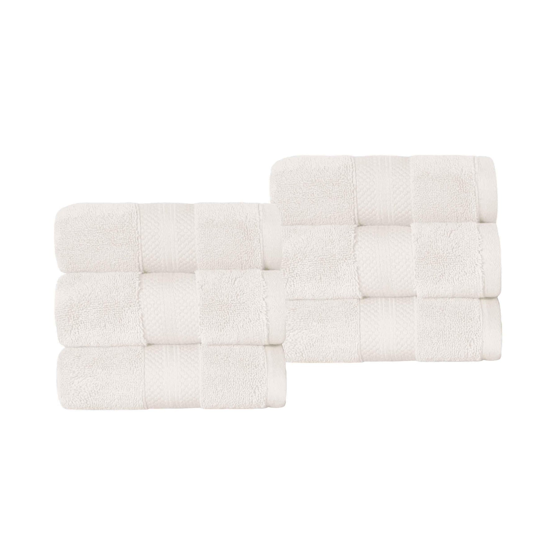 Superior Premium Turkish Cotton 6-Piece Hand Towel Set