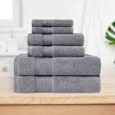 Superior Premium Turkish Cotton Assorted 6-Piece Towel Set