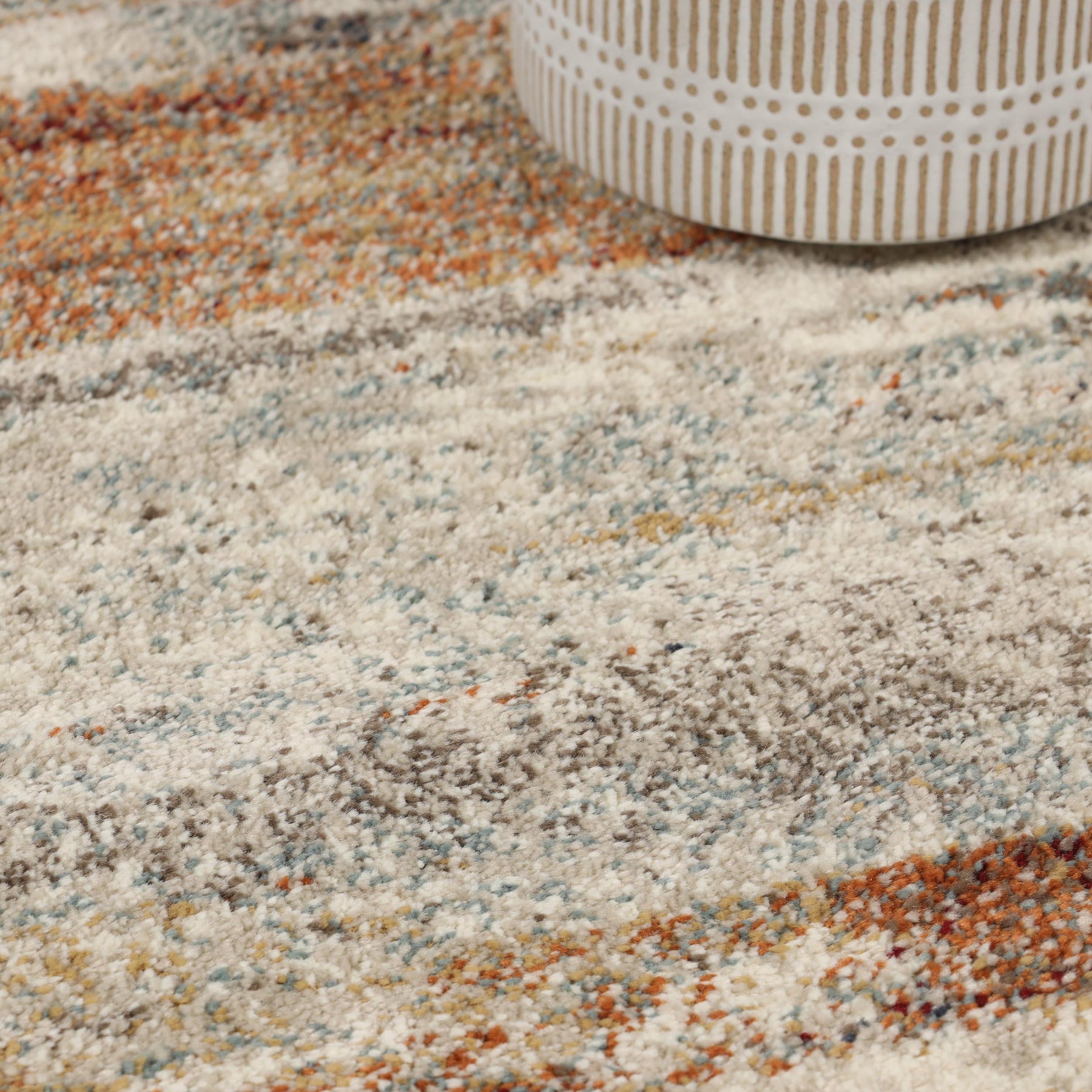 Taia Abstract Striped Indoor Area Rugs or Runner Rug