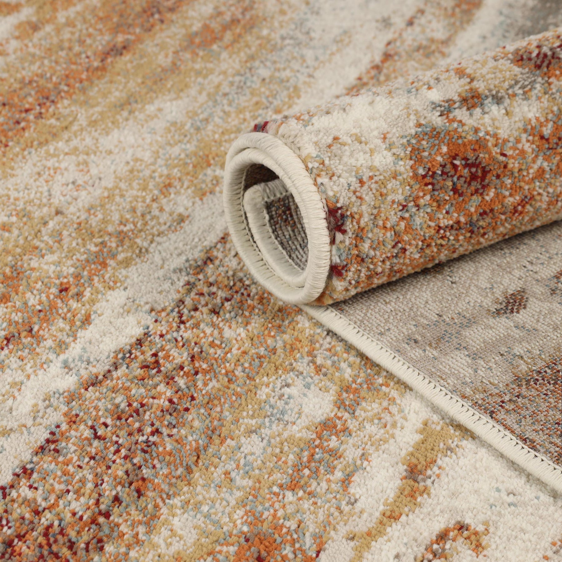 Taia Abstract Striped Indoor Area Rugs or Runner Rug