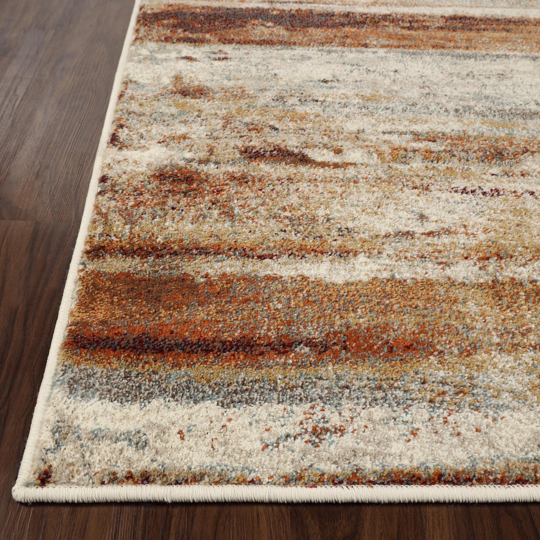 Taia Abstract Striped Indoor Area Rugs or Runner Rug