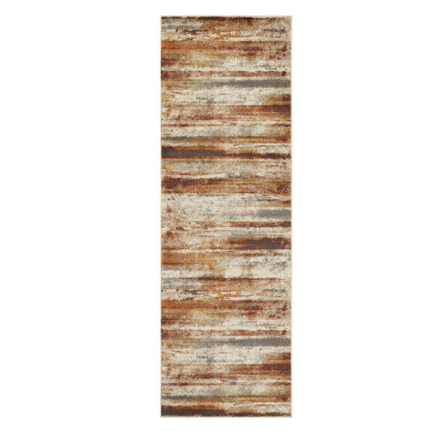 Taia Abstract Striped Indoor Area Rugs or Runner Rug