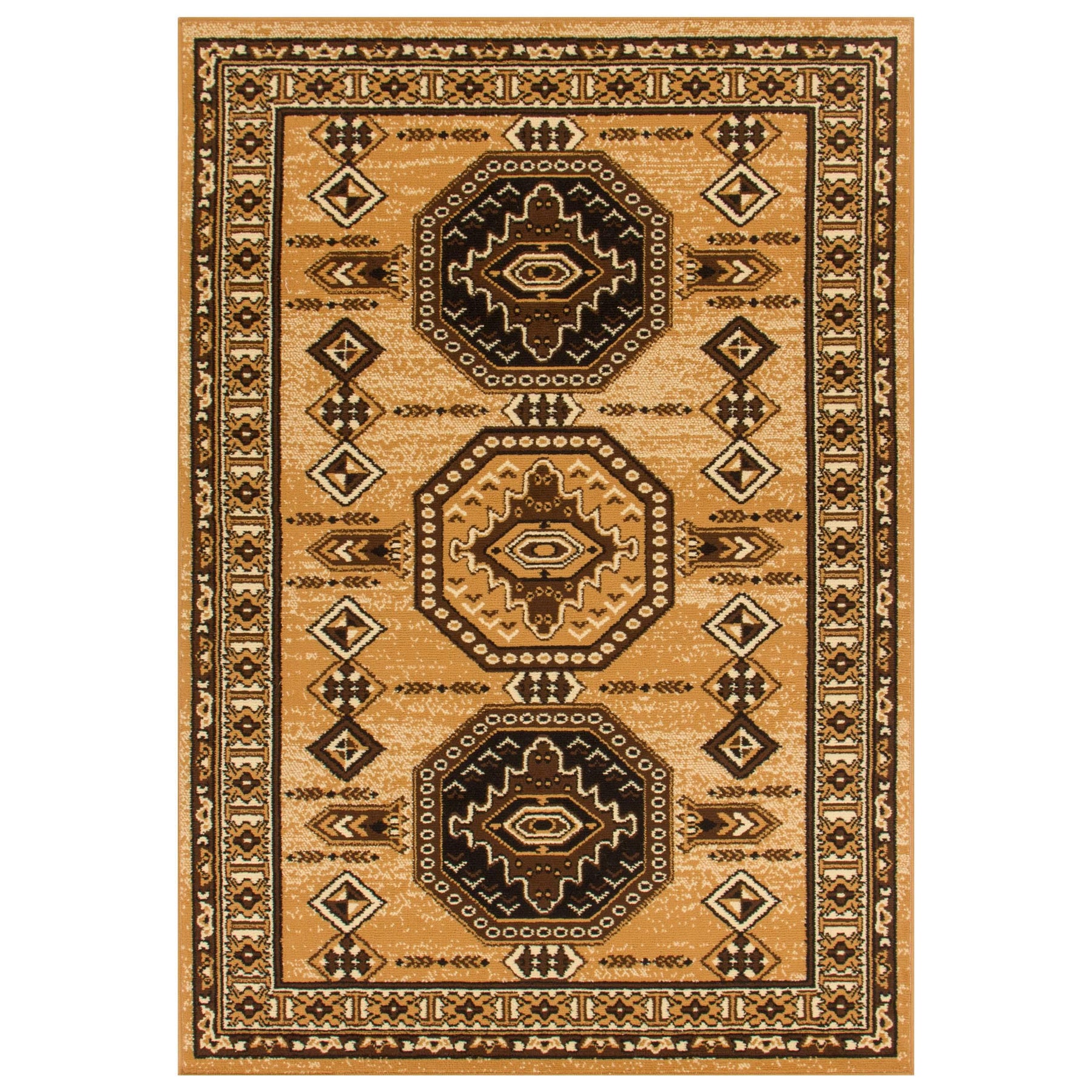 Takeo Southwestern Aztec Geometric Indoor Area Rug