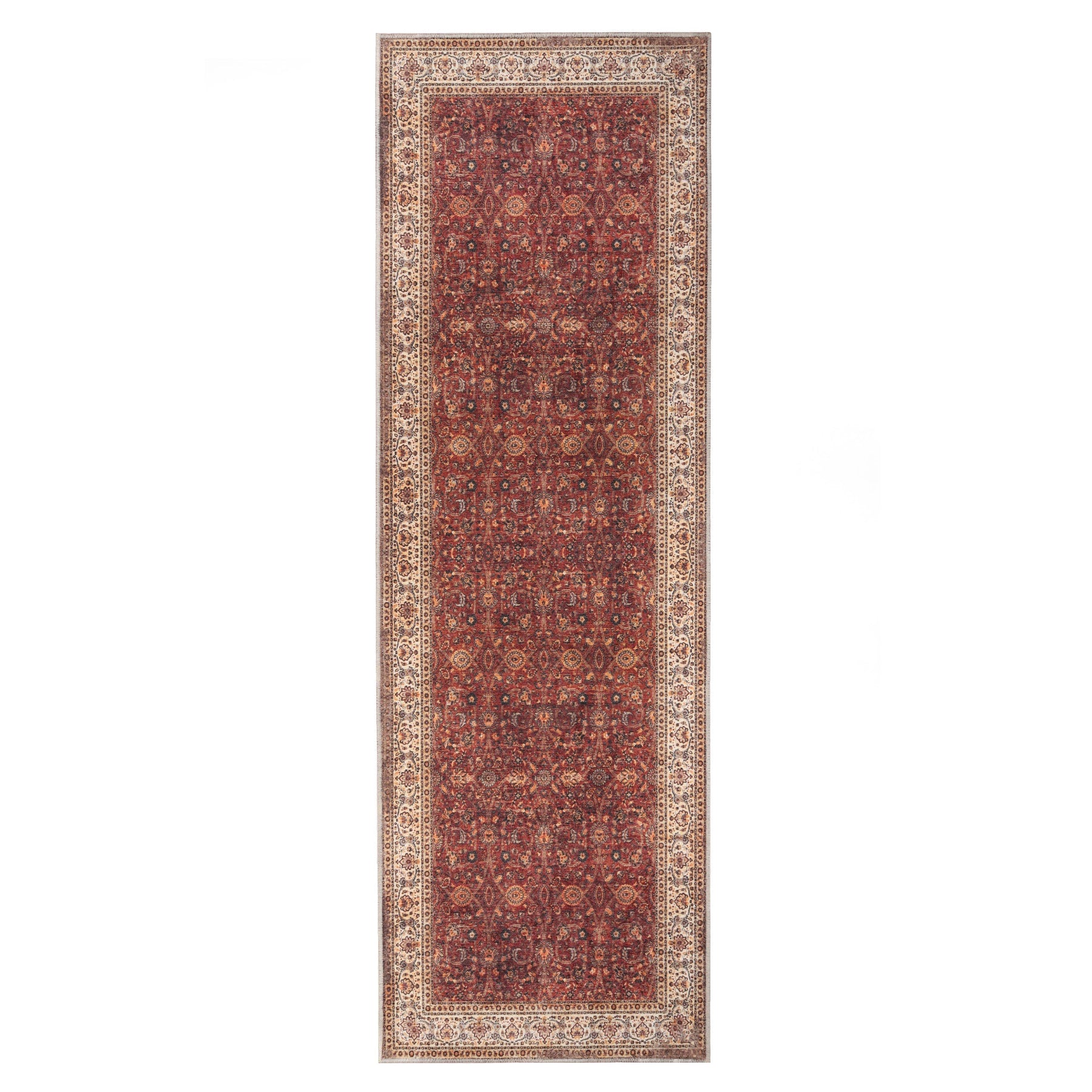 Toucan Geometric Medallion Non-Slip Washable Indoor Area Rug