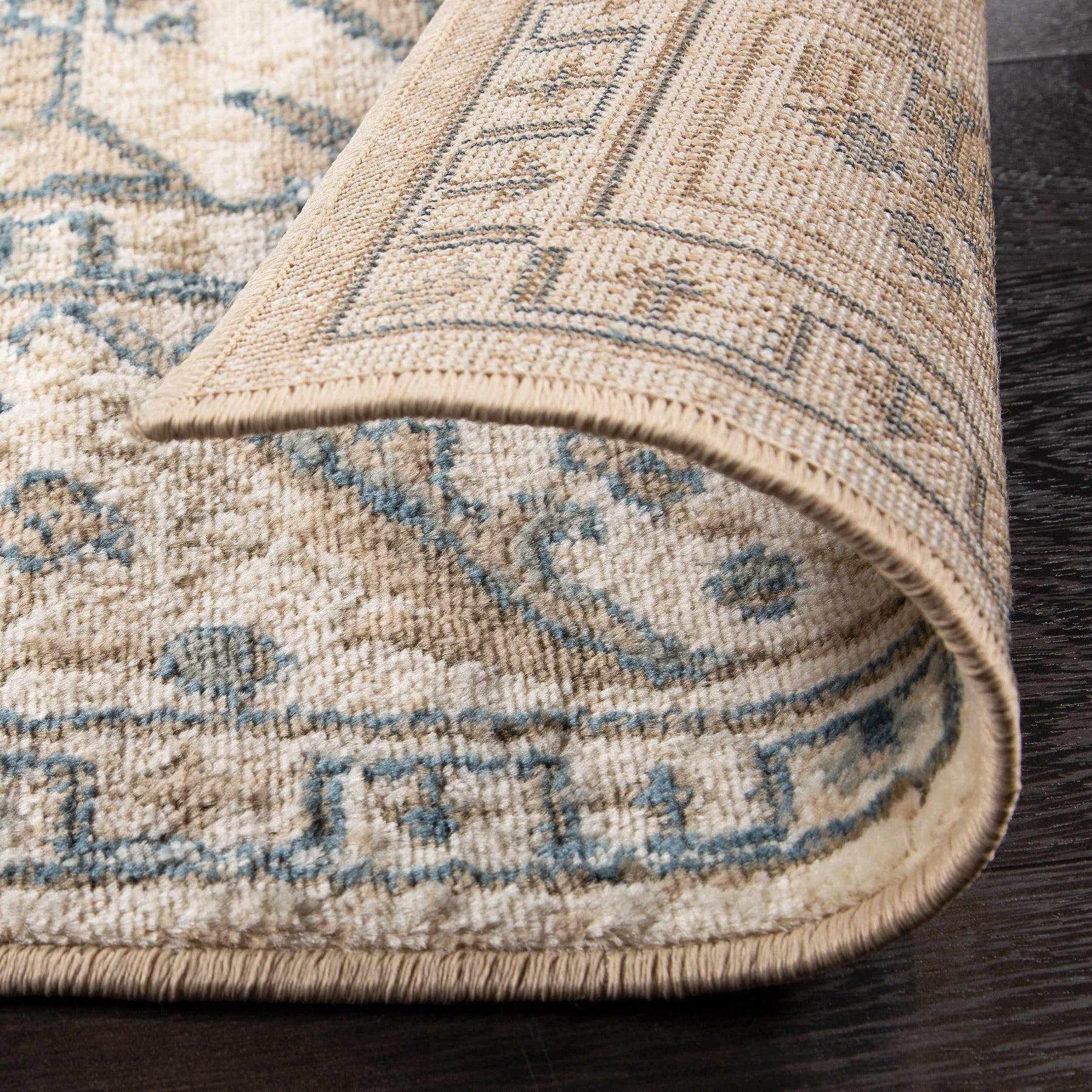Traditional Geometric Floral Medallion Indoor Area Rug