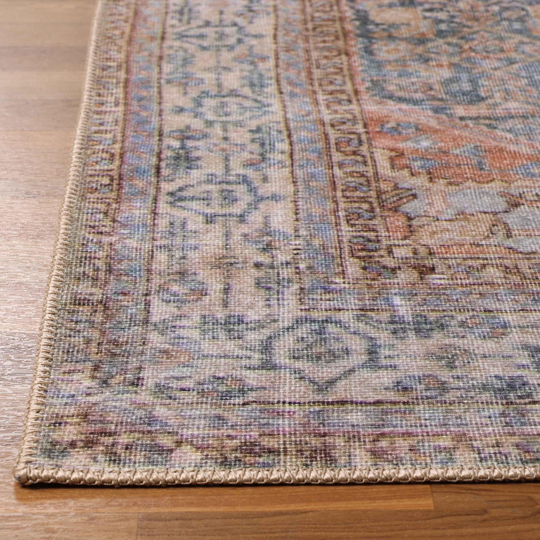 Traditional Oriental Medallion Indoor Area Rug Or Runner Rug
