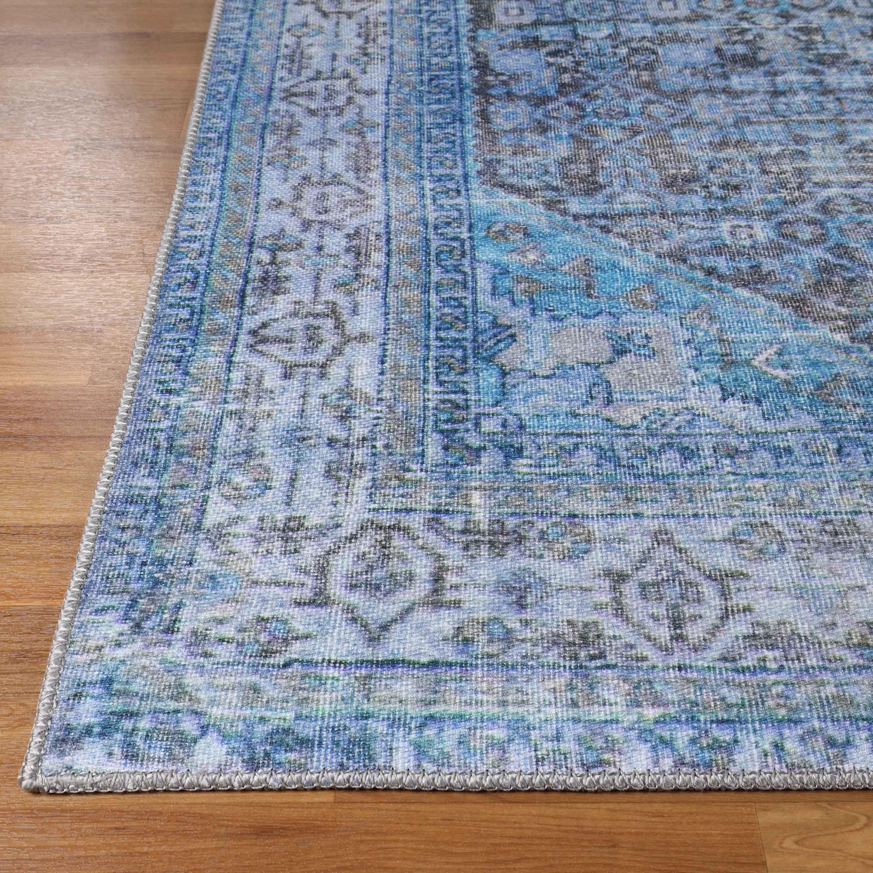 Traditional Oriental Medallion Indoor Area Rug Or Runner Rug