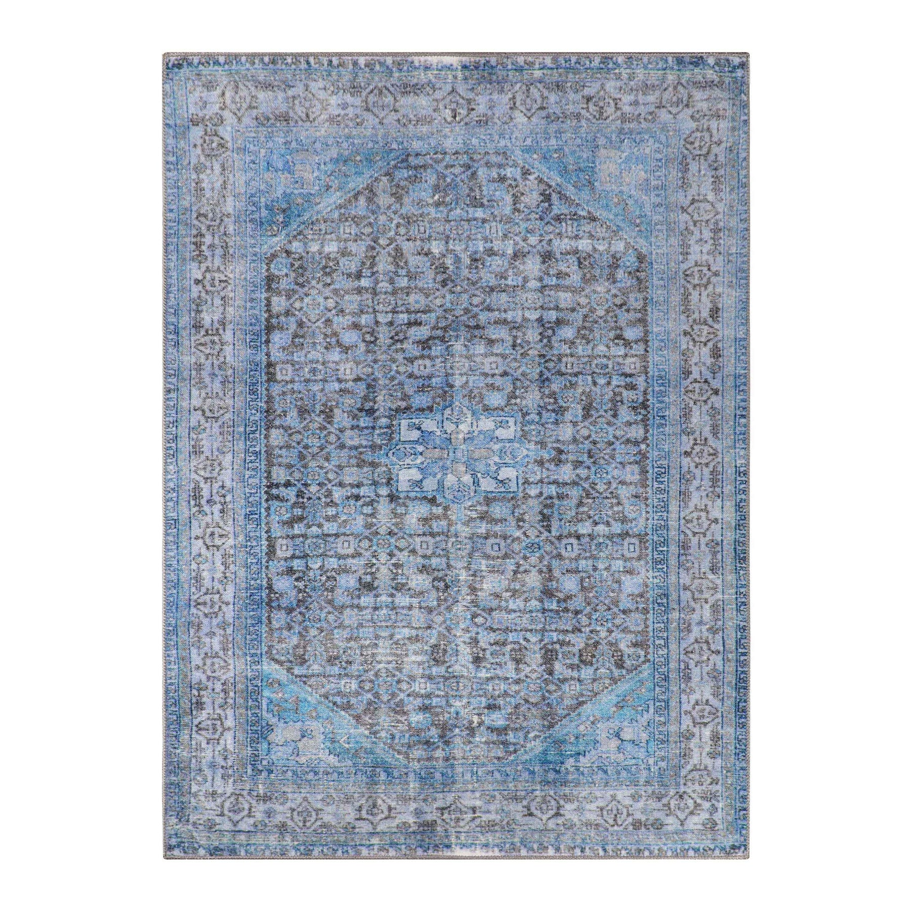Traditional Oriental Medallion Indoor Area Rug Or Runner Rug