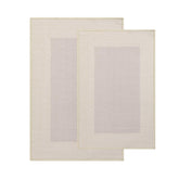 Troy Solid Non-Slip Machine Washable Bath Rug Set