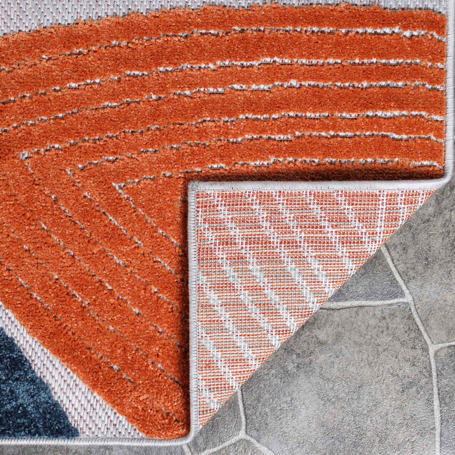 Tulip Modern Geometric Area Rug Indoor Outdoor Rugs