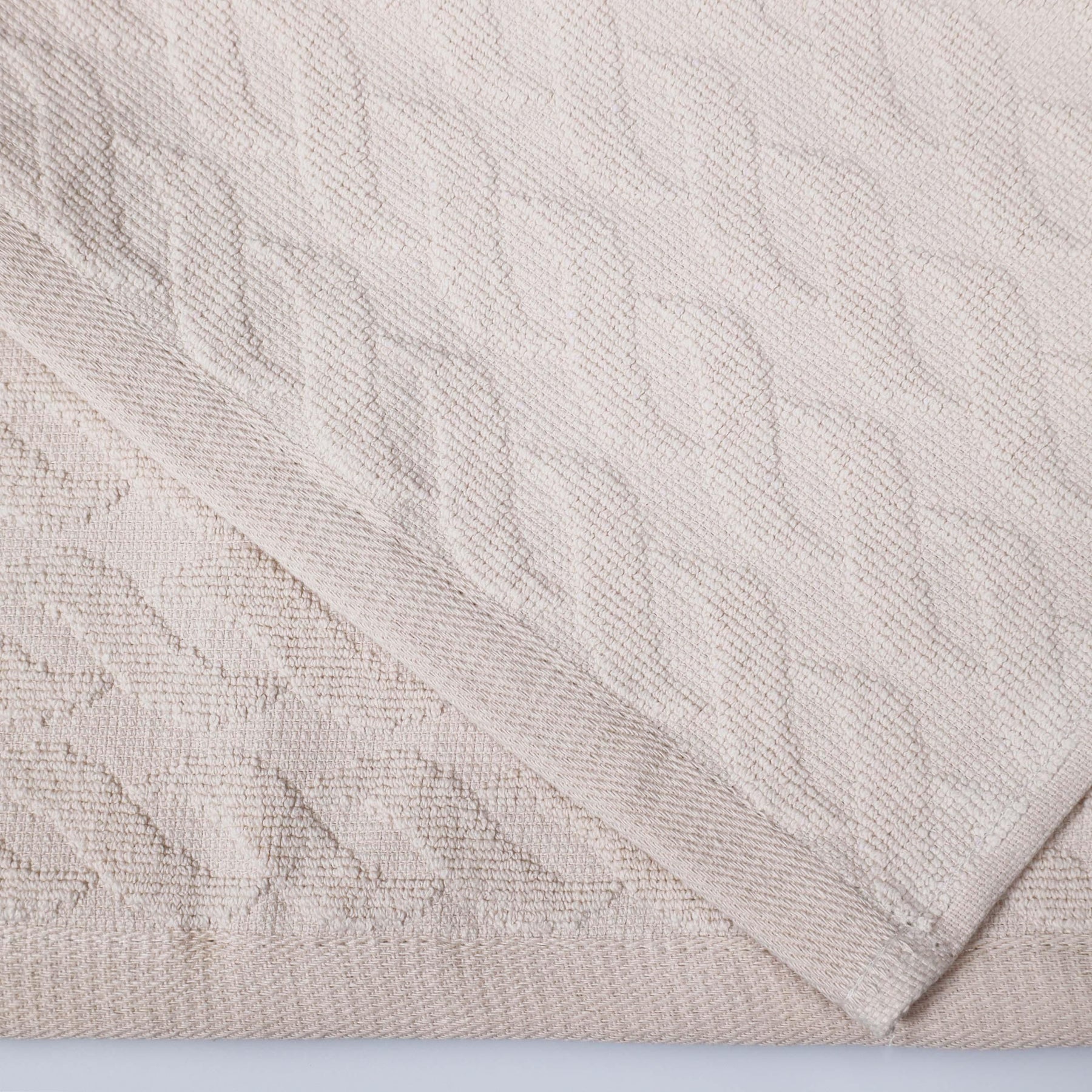 Turkish Cotton Jacquard Herringbone and Solid 12 Piece Face Towel Set