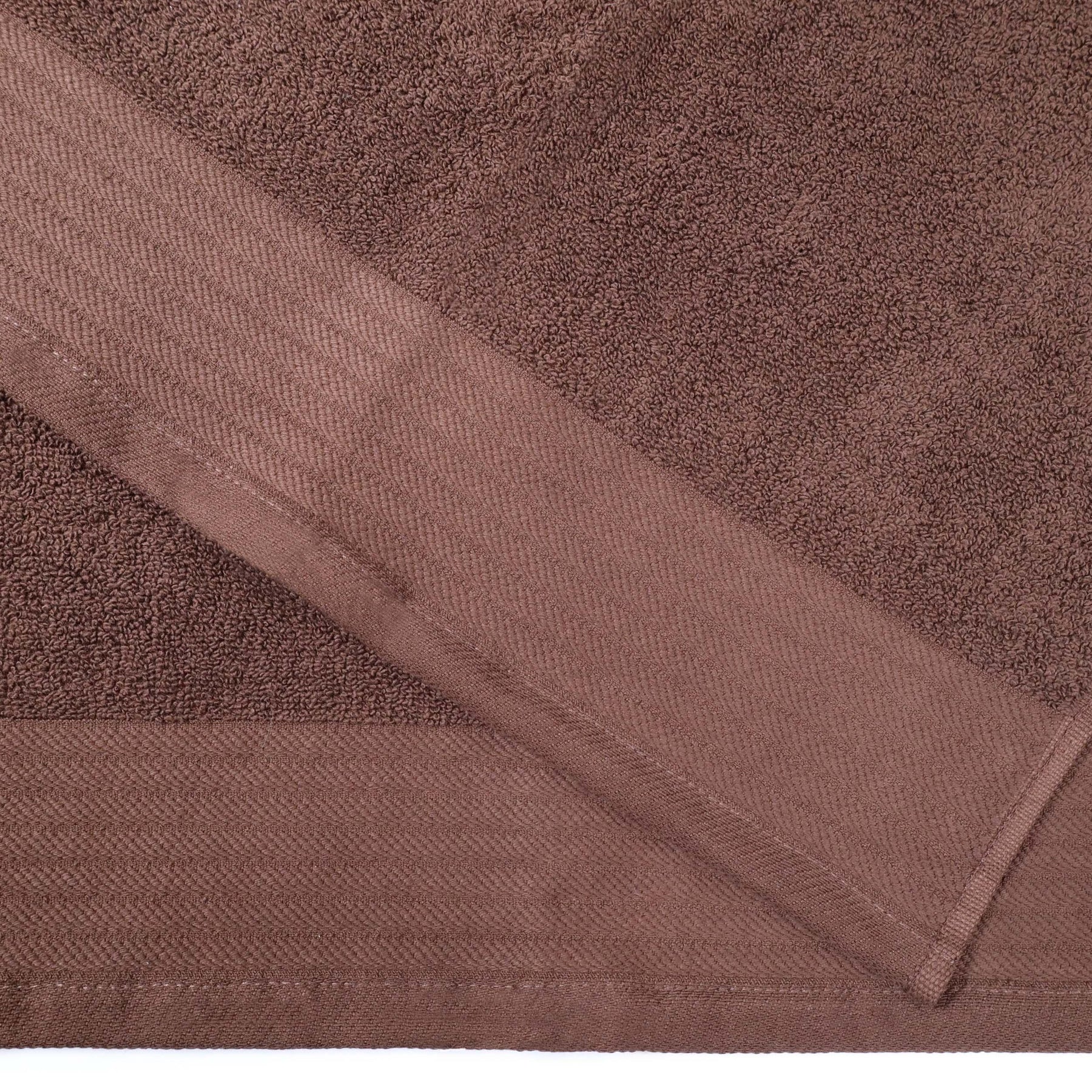 Turkish Cotton Jacquard Herringbone and Solid 12 Piece Face Towel Set