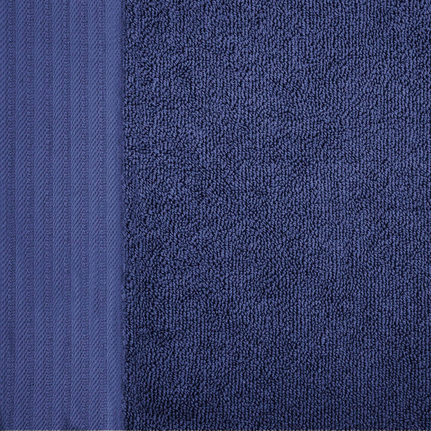 Turkish Cotton Jacquard Herringbone and Solid 12 Piece Face Towel Set