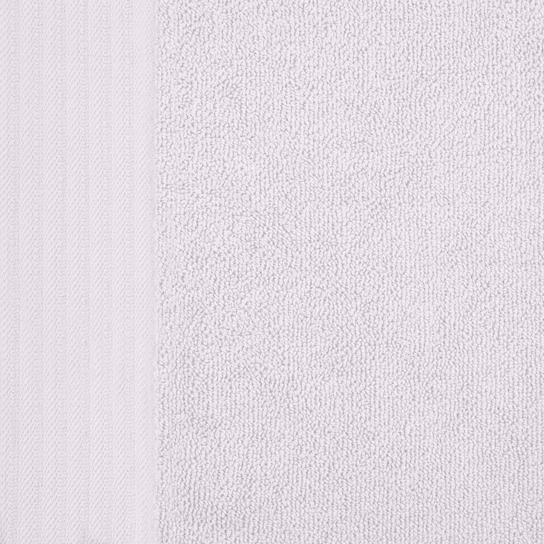 Turkish Cotton Jacquard Herringbone and Solid 4 Piece Bath Towel Set