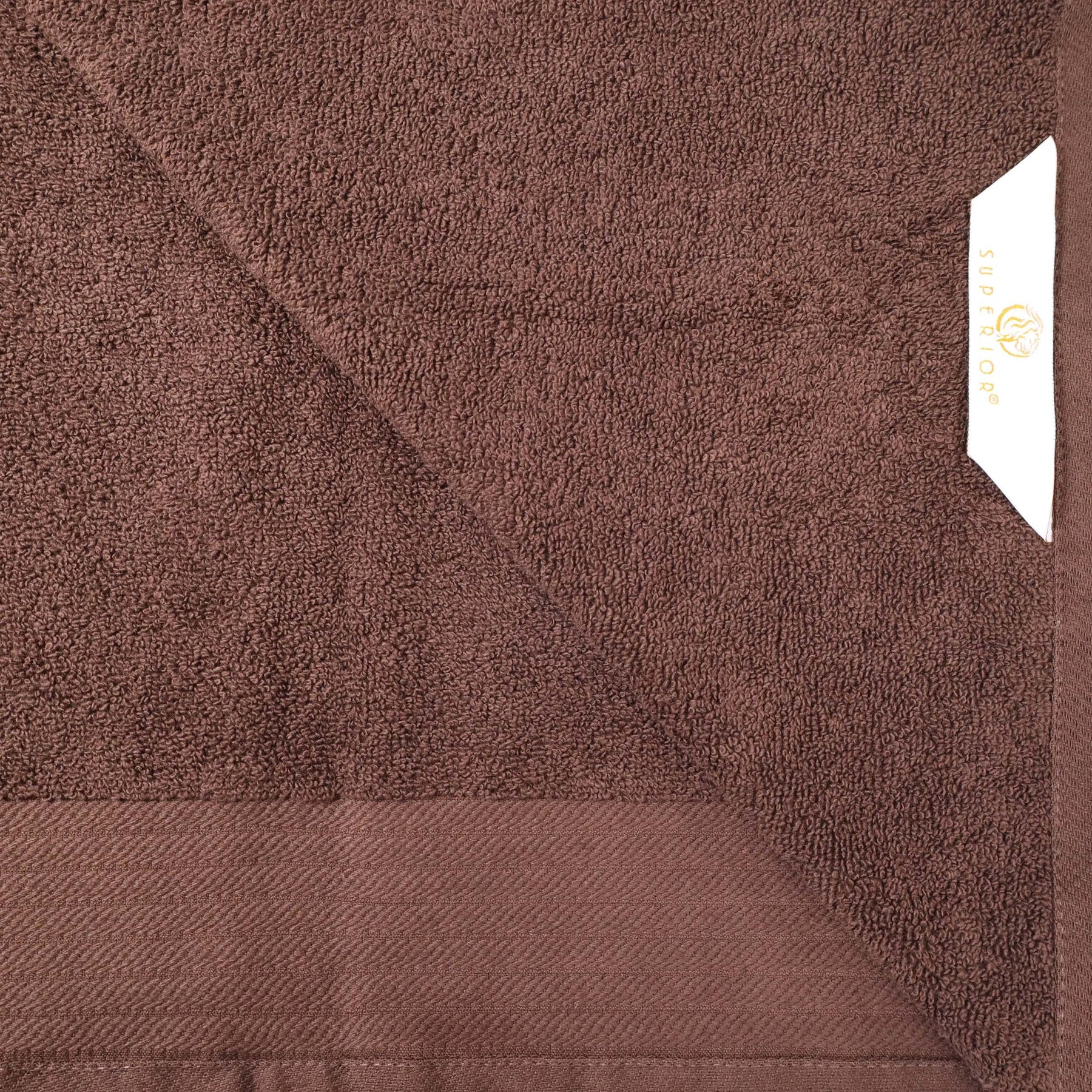 Turkish Cotton Jacquard Herringbone and Solid 6 Piece Hand Towel Set